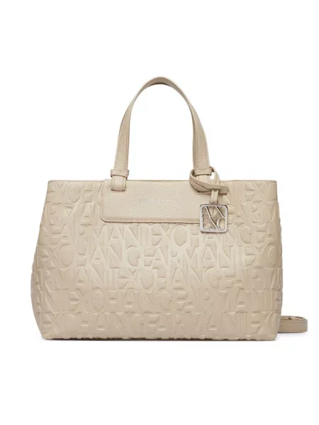 Torebka Armani Exchange beżowa