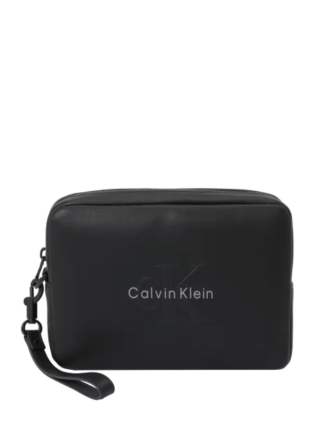 Geantă Calvin Klein din piele negru