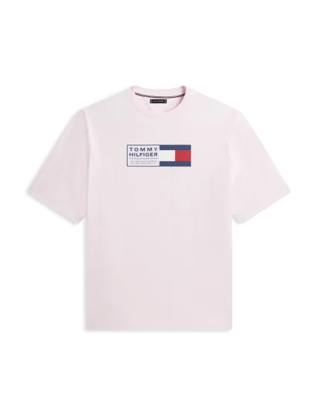 Tommy Hilfiger Big & Tall Tricou BRAND LOVE albastru închis / rosé / roșu alb