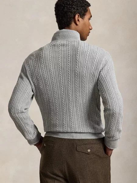 Polo Ralph Lauren sveter pánsky sivá