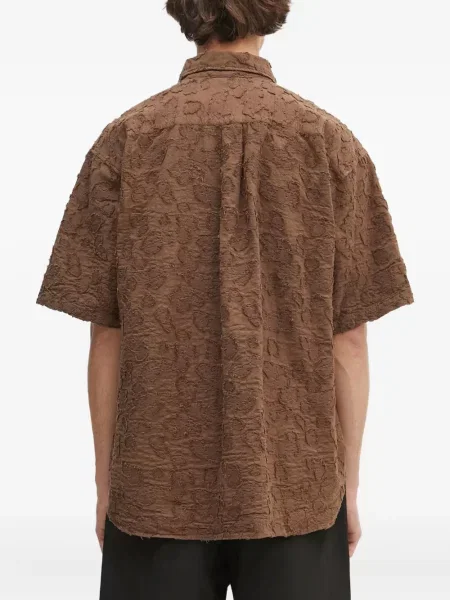 Cămașă Norse Projects scurtă maro