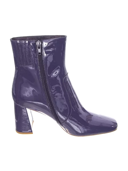 Botki Jeffrey Campbell skórzane fioletowe