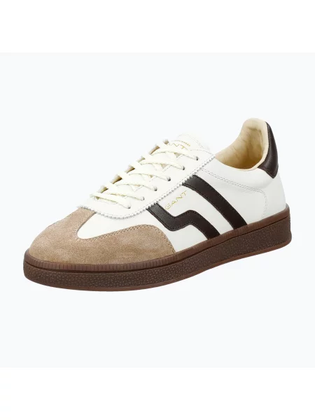 Încălțăminte pentru femei GANT Cuzima off white/brown alb