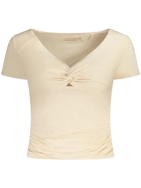 Tricou Guess Jeans scurt roz