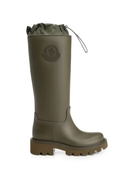 Gumene čizme Moncler zelena