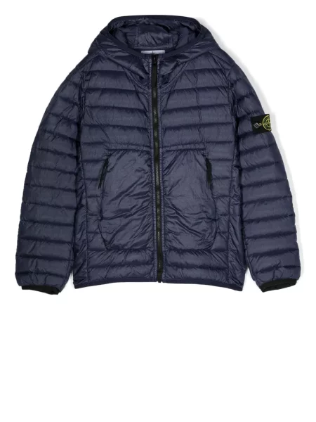 Kurtka dziecięca Stone Island niebieska