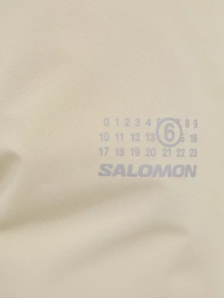 Maison Margiela Пухено яке x Salomon бежово
