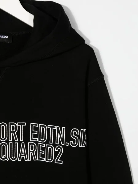 Bluza z kapturem dziecięca Dsquared2 czarna