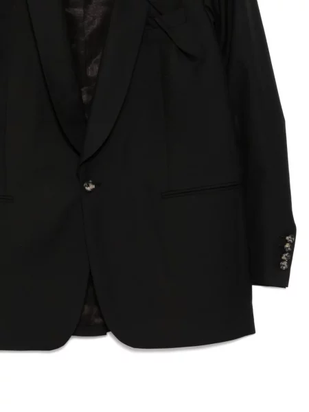 Vlněné sako Marina Yee černé