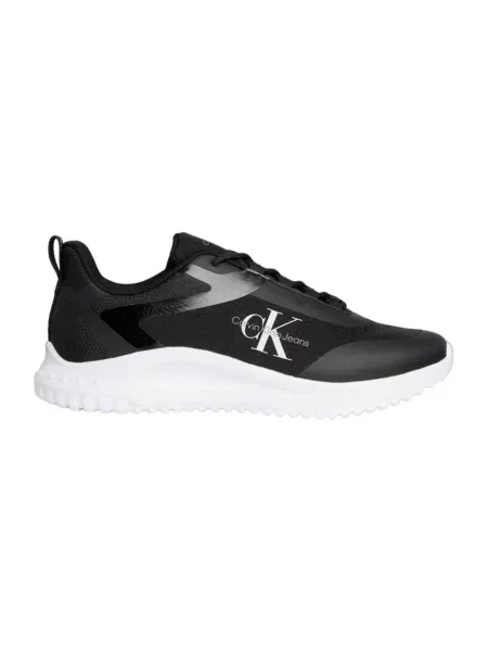 Sneakersy Calvin Klein Jeans koronkowe czarne