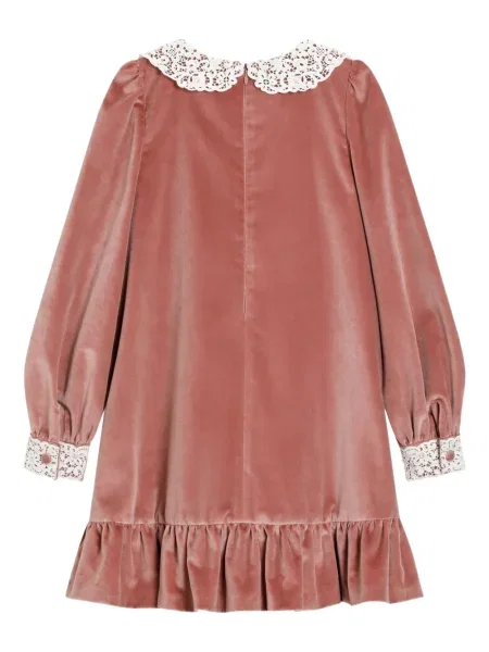 Dětské šaty Dolce & Gabbana růžové