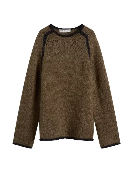 Moherowy sweter Our Legacy brązowy