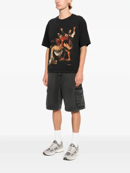 Tricou Melt cu imagine negru