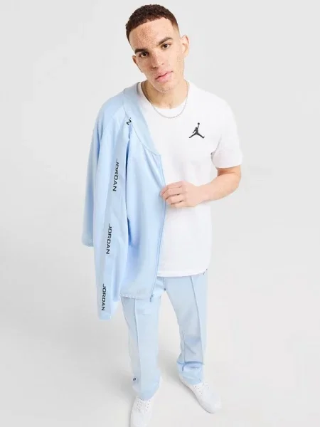 Jordan Tričko M J Jumpman Emb Ss Crew bílé