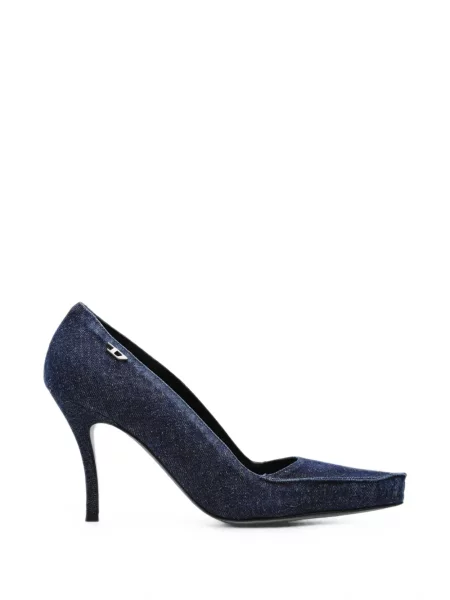 Pantofi cu toc Diesel albastru