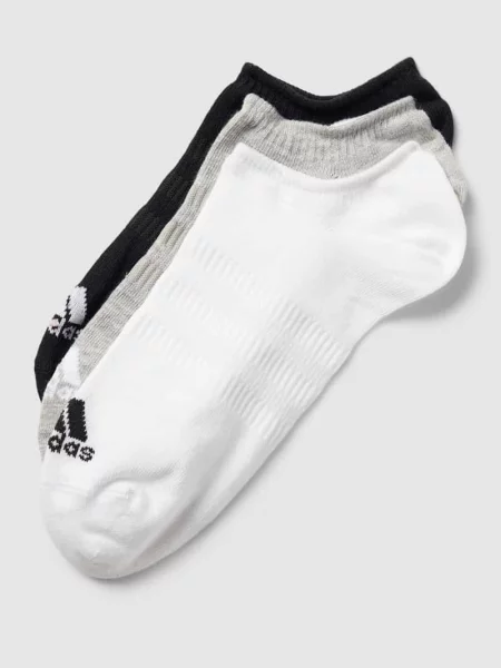 Krótkie skarpety z detalami z logo w zestawie 3 szt. Adidas Sportswear