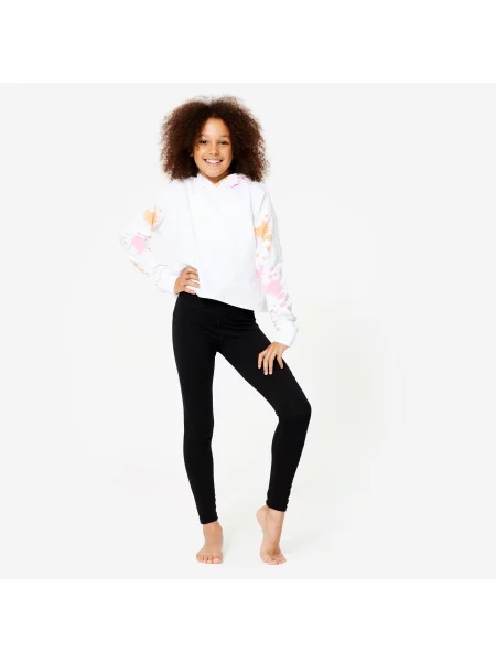 Bluza do tańca modern jazz dla dzieci Starever crop biała