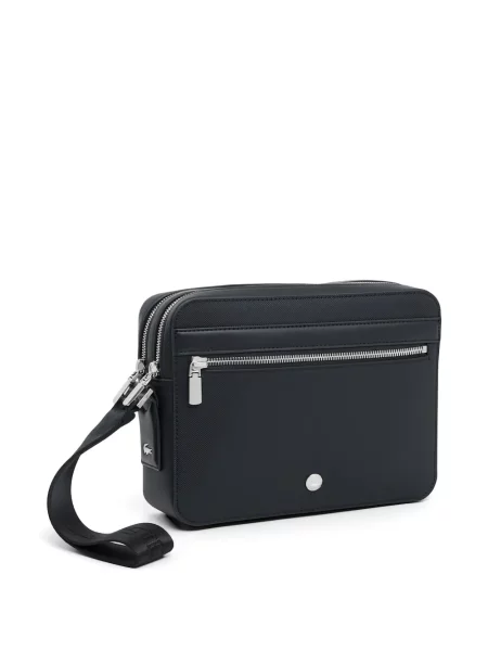 Geantă Lacoste din piele negru