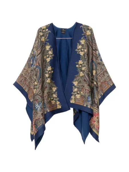 Μπουφάν Etro με σχέδιο paisley μπλε