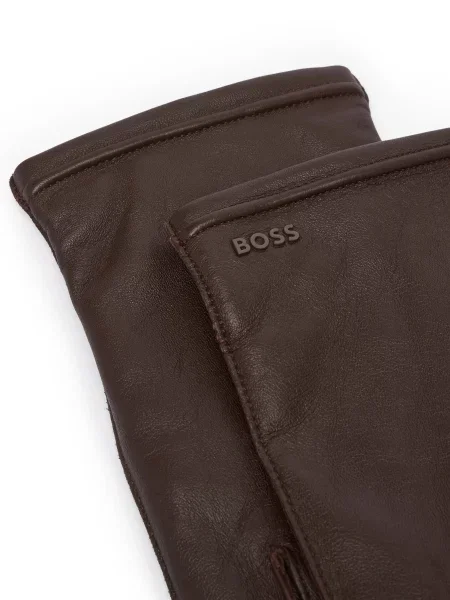 Перчатки Boss коричневые