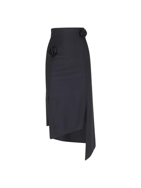 Spódnica Coperni w kwiatki czarna