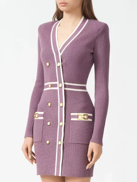 Сукня Elisabetta Franchi фіолетова