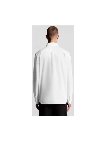 Koszula Lyle & Scott z długim rękawem biała