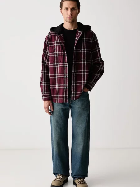 Levi's srajca denim CLASSIC HOODED WORKER