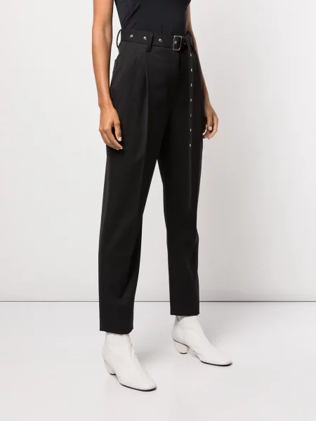 Zkrácené kalhoty Proenza Schouler černé