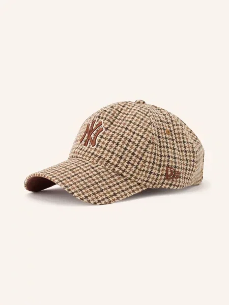 New Era Czapka Z Daszkiem Check Af beige beżowa