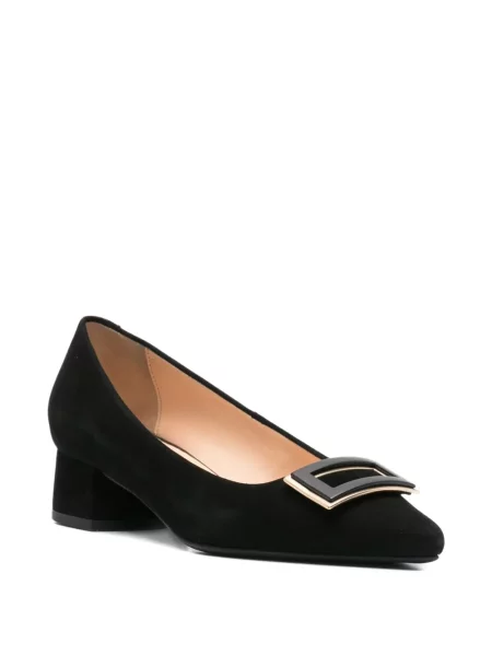Pantofi cu toc Sergio Moretti Firenze cu cataramă negru