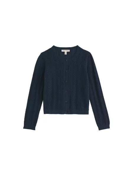 Seasalt Cornwall Geacă tricotată Willowing bleumarin