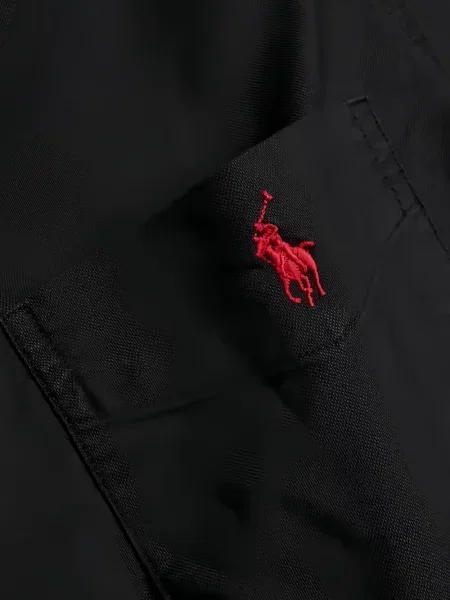 Koszulka polo Polo Ralph Lauren z okrągłym dekoltem z autografem z kapturem zielona