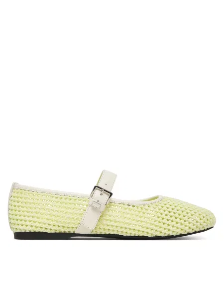 Tommy Jeans Балеринки Tjw Knitted Ballerina бял