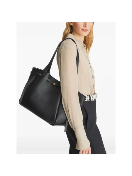 Shopperka Tory Burch skórzana czarna