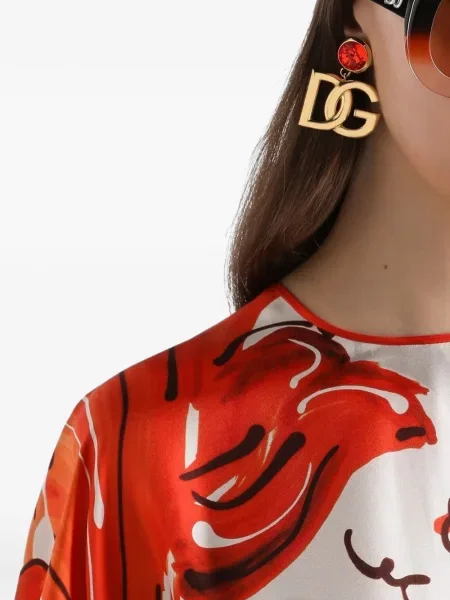 Cercei Dolce & Gabbana cu autograf