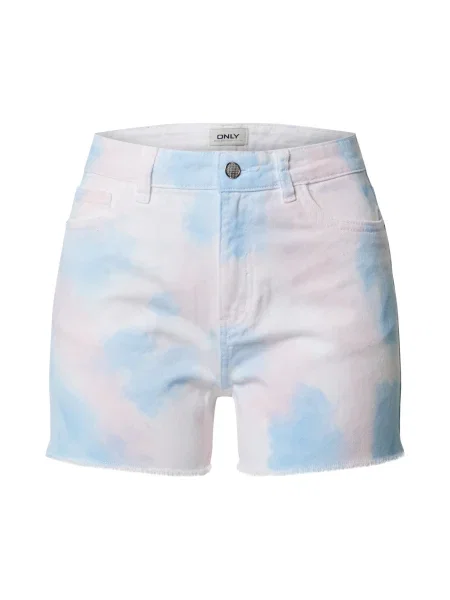 ONLY Jeans albastru neon / roz alb