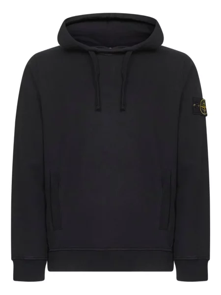 Суичър с качулка Stone Island камъни черно