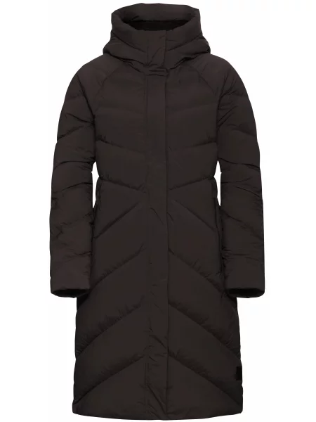 Пуховик Jack Wolfskin Marienplatz coat w rds коричневий