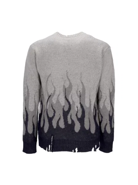 Sweter Vision Of Super z okrągłym dekoltem szary