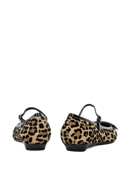 Balerini Chantal cu imagine cu model leopard maro