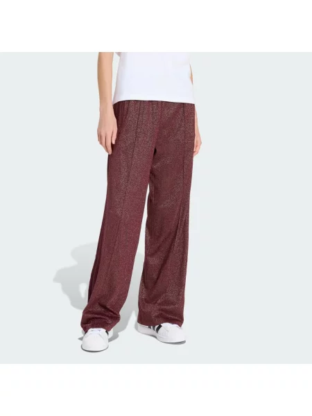 Adidas Originals Spodnie Dresowe Fb Z Błyszczącą Nicią rot bordowy