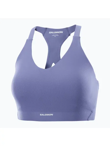 Тренировъчен сутиен Salomon Shakeout Bliss marlin виолетово