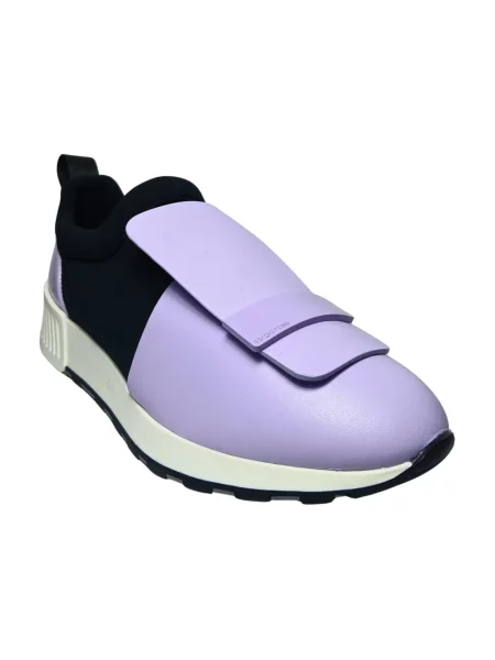 Sneakersy Sergio Rossi skórzane fioletowe
