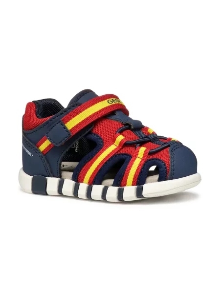 Sandali Geox B Sandal Iupidoo Mornarsko modra rdeča