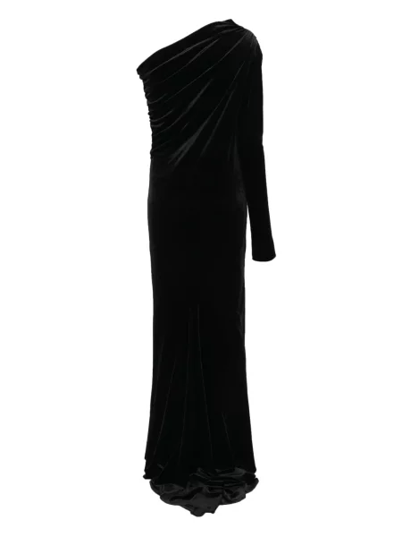 Rochie Alchemy de catifea negru