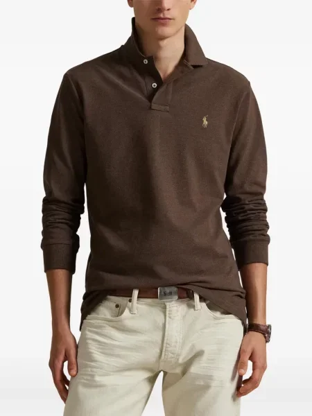Μικρός κασκέτο Polo Ralph Lauren με χαμηλή μέση υφαίνω διαγωνίως πράσινο
