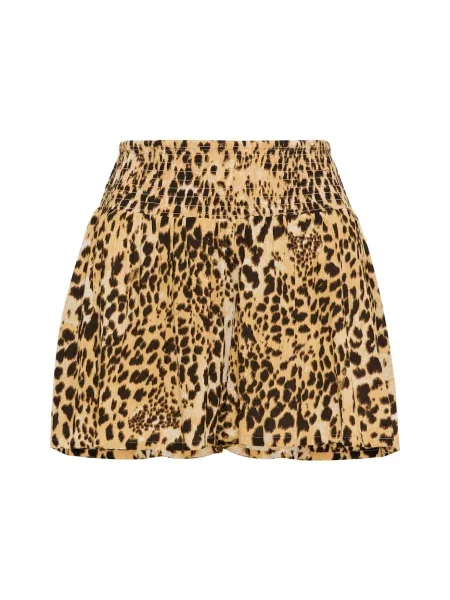 LSCN by LASCANA Hlače svetlo bež / gorčica črna