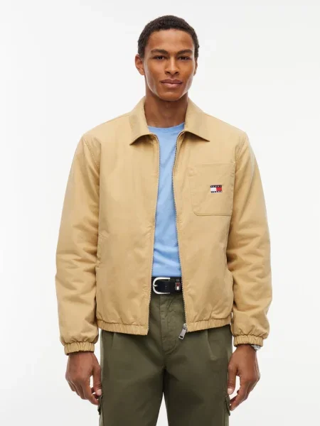 Tommy Jeans Kurtka Mężczyźni S beżowy