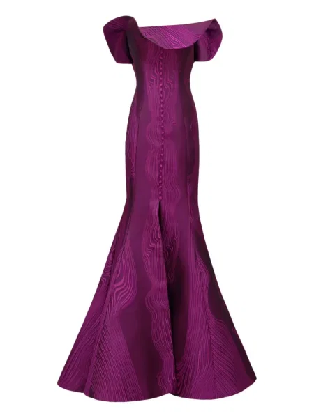 Rochie Gemy Maalouf drapată violet